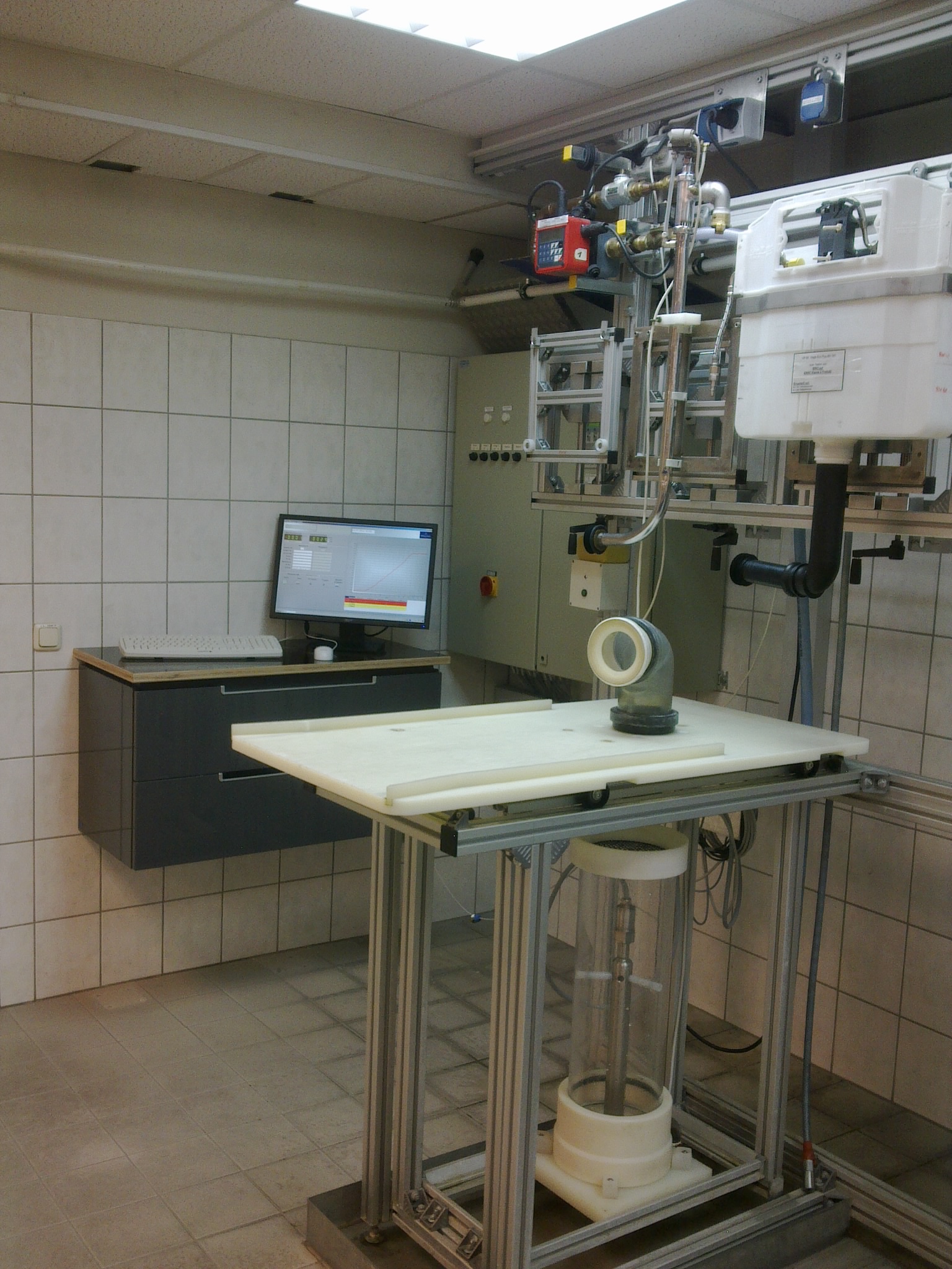 EN 997 test bench